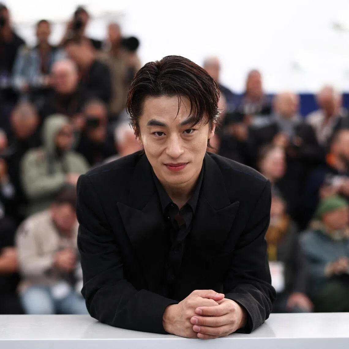Cast member Koo Kyo-hwan poses during a photocall for the film "Gunche" (Colony - Gun-che) presented as part of Midnight Screenings at the 79th Cannes Film Festival in Cannes, France, May 15, 2026. REUTERS/Marko Djurica
