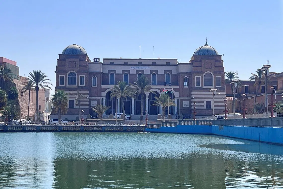 A view of the Central Bank of Libya in Tripoli, Libya, August 26, 2024. REUTERS/Aymen Sahli/File Photo