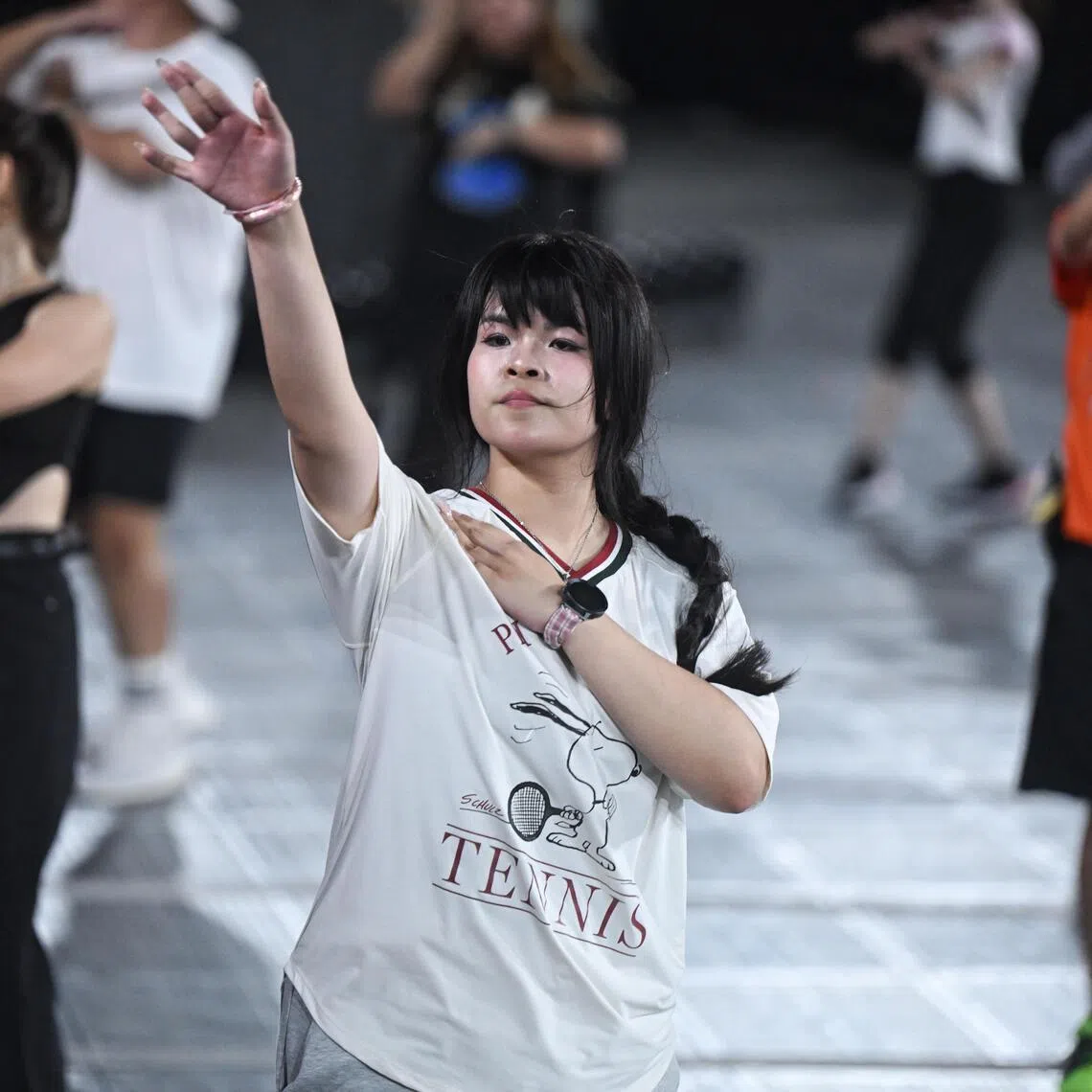 ST20260126_202625200894 Azmi Athni ayychingay//

Singapore polytechnic student Sarah Marsh, 17, during Chingay rehearsals on Jan 26, 2026. She will be performing with the Eurasian Association in Chingay 2026. 

ST PHOTO: AZMI ATHNI