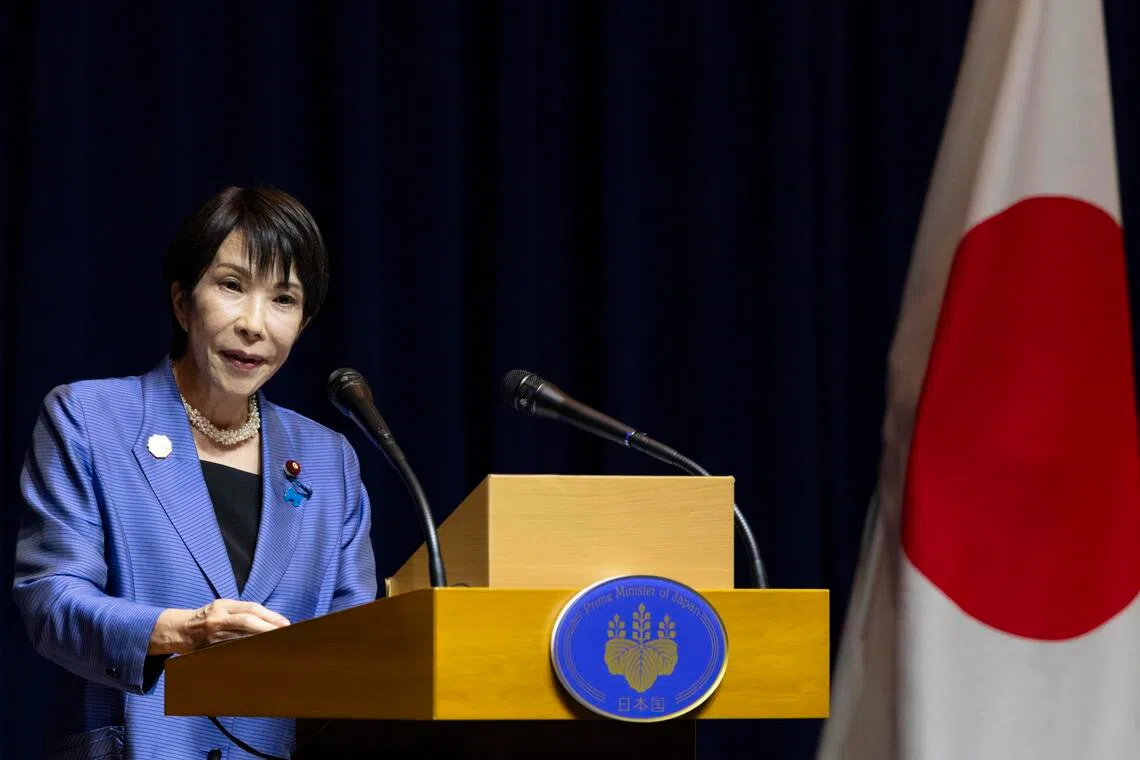 Japanese Prime Minister Sanae Takaichi said she wants to speak frankly with North Korean leader Kim Jong Un and "achieve concrete results".