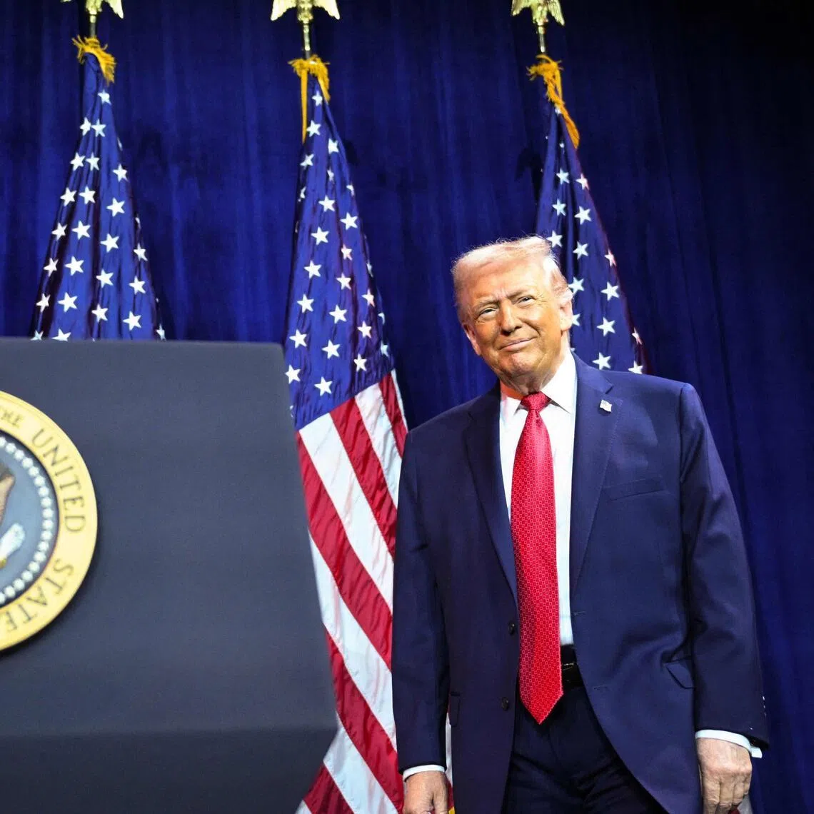 US President Donald Trump said the US was “getting along very well” with the government of the interim Venezuela president, Ms Delcy Rodriguez.