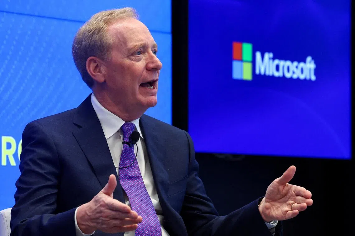 In an interview with the BBC on Oct 12, Microsoft president Brad Smith said a set of global safety rules needed to be in place.