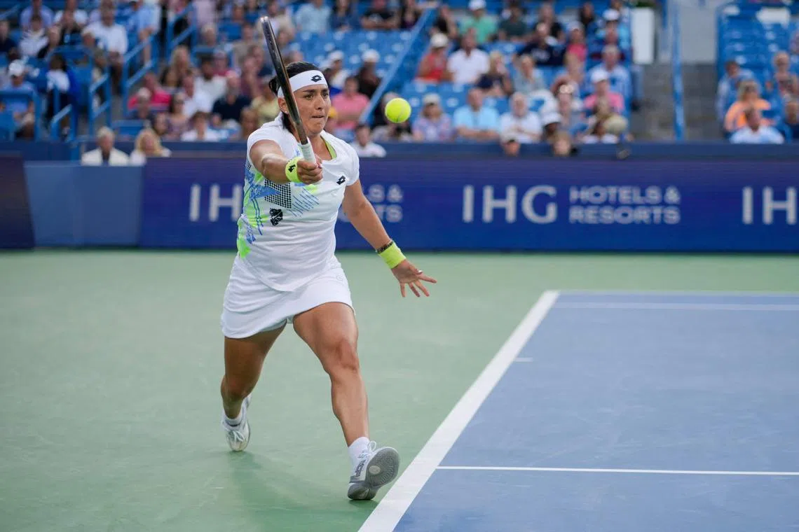 Tunisia's Ons Jabeur is in favour of the WTA Finals being held in Saudi Arabia as she believes that sport can help power change when it comes to the Gulf State's poor record on women's rights.