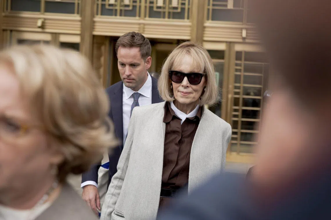 Writer E. Jean Carroll went public with her claim about Donald Trump in 2019.