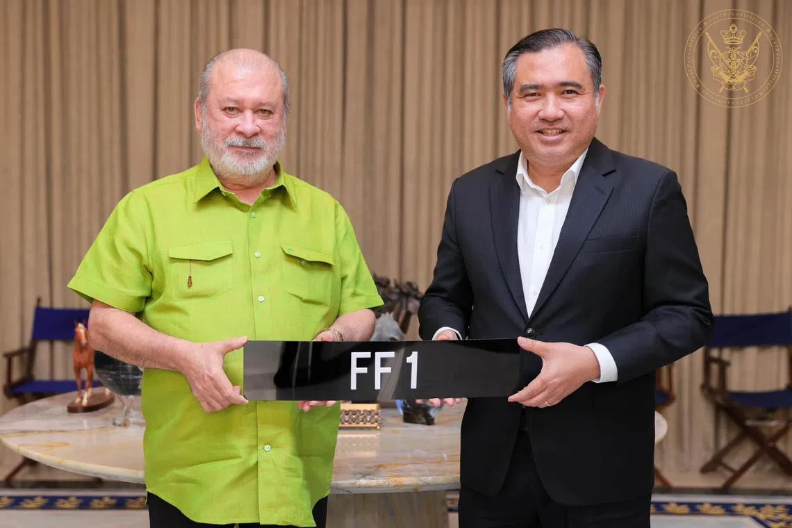 Johor Sultan Ibrahim Iskandar (left) is an avid collector of exotic, classic and highly collectable automobiles.