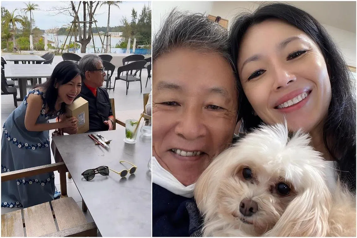 49-year-old host and actress Sharon Au is known to be very close to the family, regularly meeting up with them in Japan.