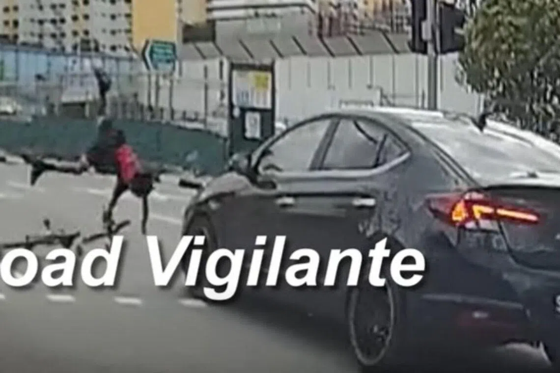 One person taken to hospital after accident between car and young cyclist in Ang Mo Kio