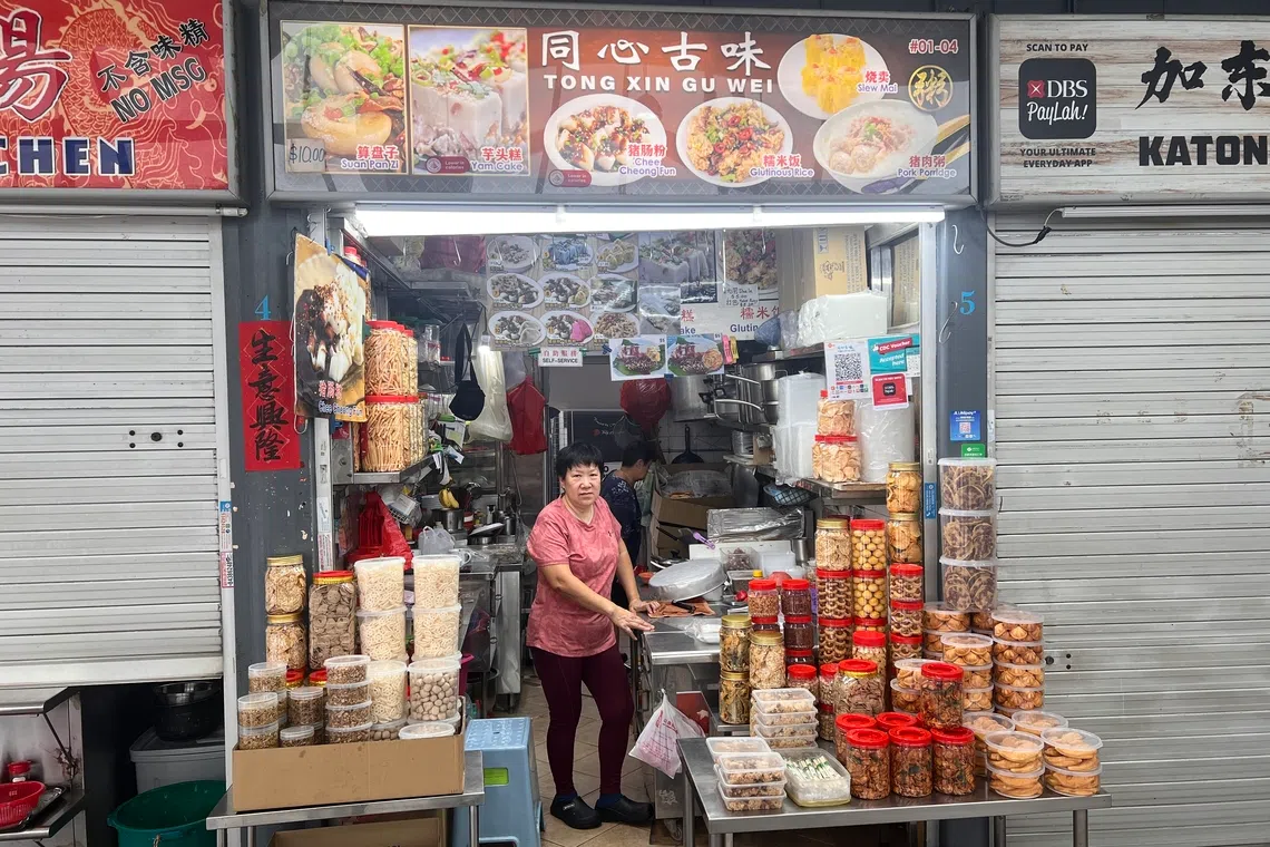 Catherine Zhng, who runs Chinese food stall Tong Xin Gu Wei, said more can be done to address underlying revenue concerns.