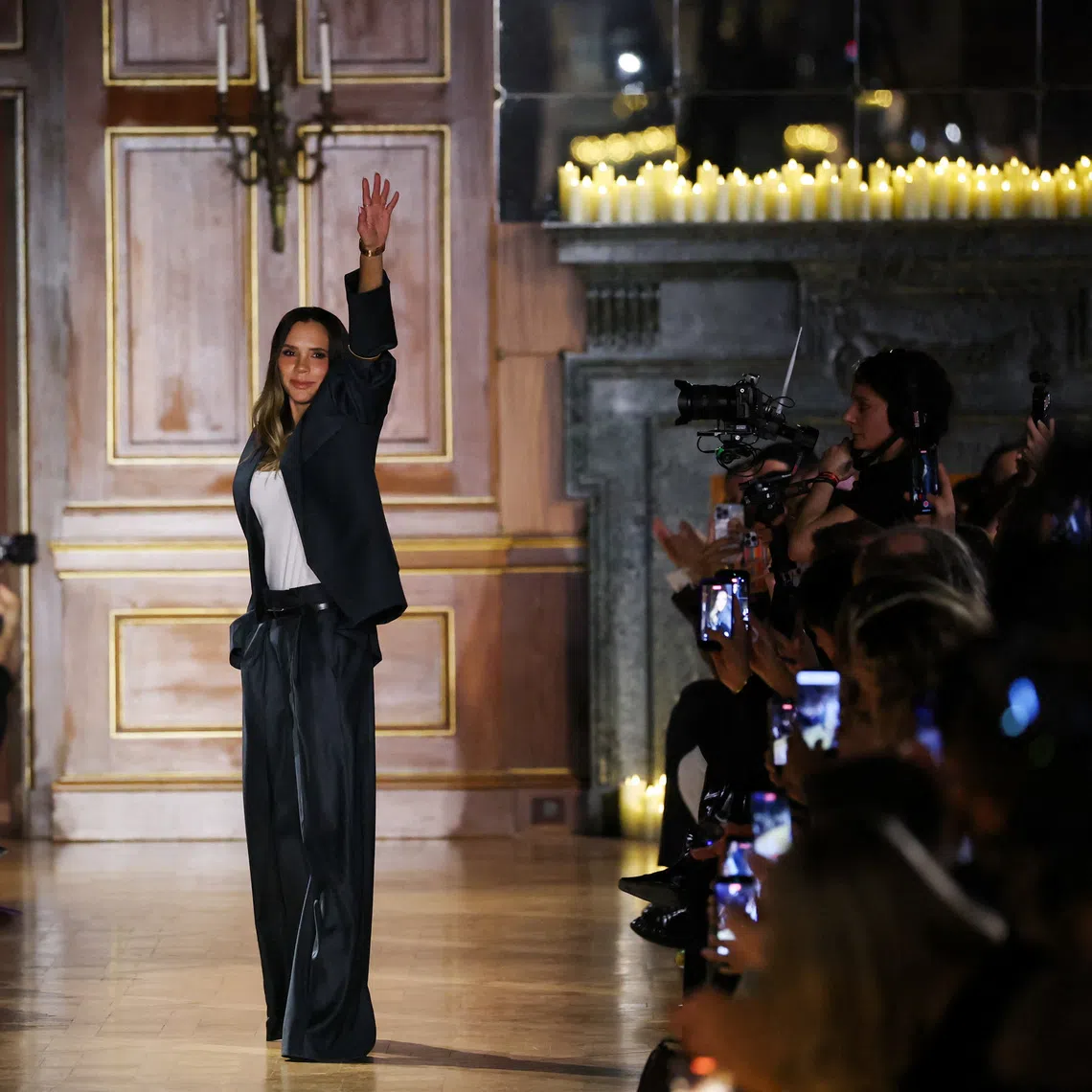 Victoria Beckham’s fashion creations are known for their minimalist and quiet luxury style.