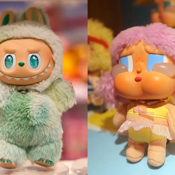 Labubu and Crybaby, among other Pop Mart characters