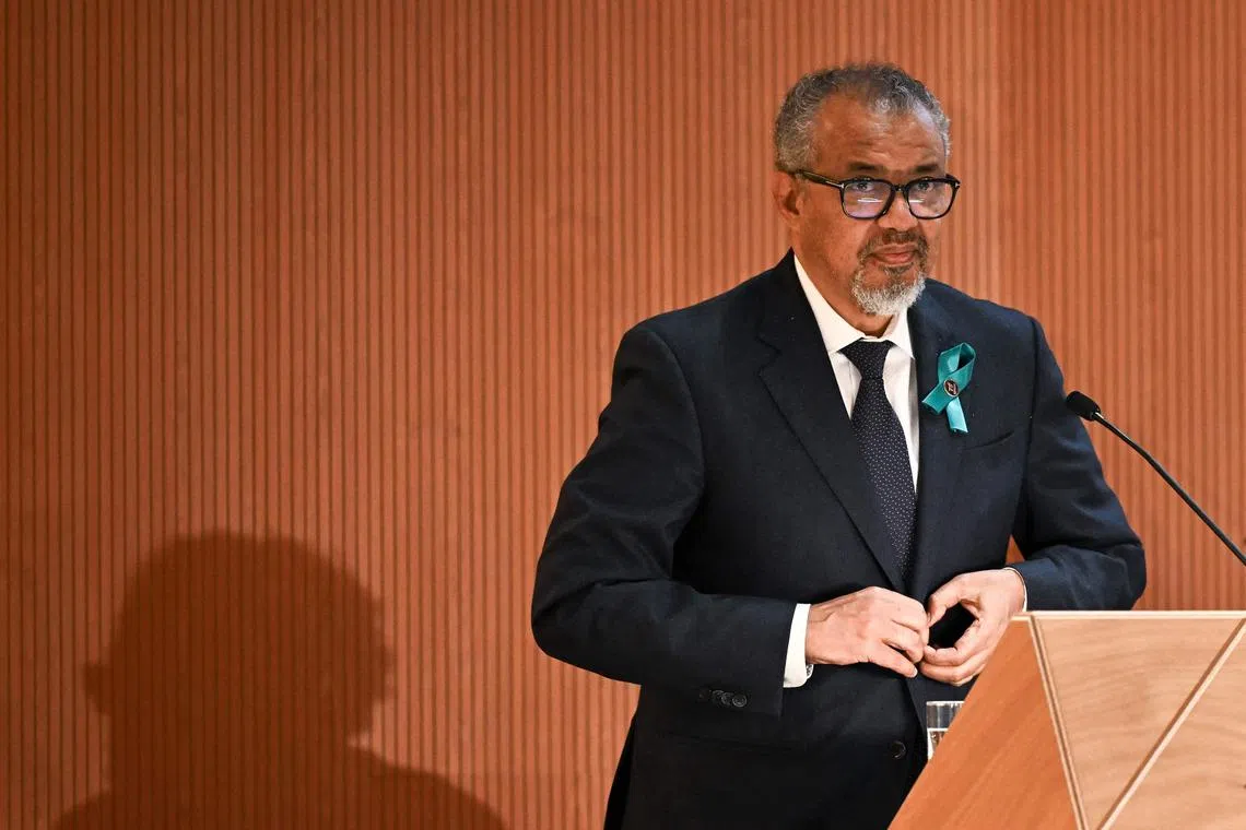 In an emotional intervention at the WHO annual assembly, Dr Tedros said the war was hurting Israel and would not bring a lasting solution.