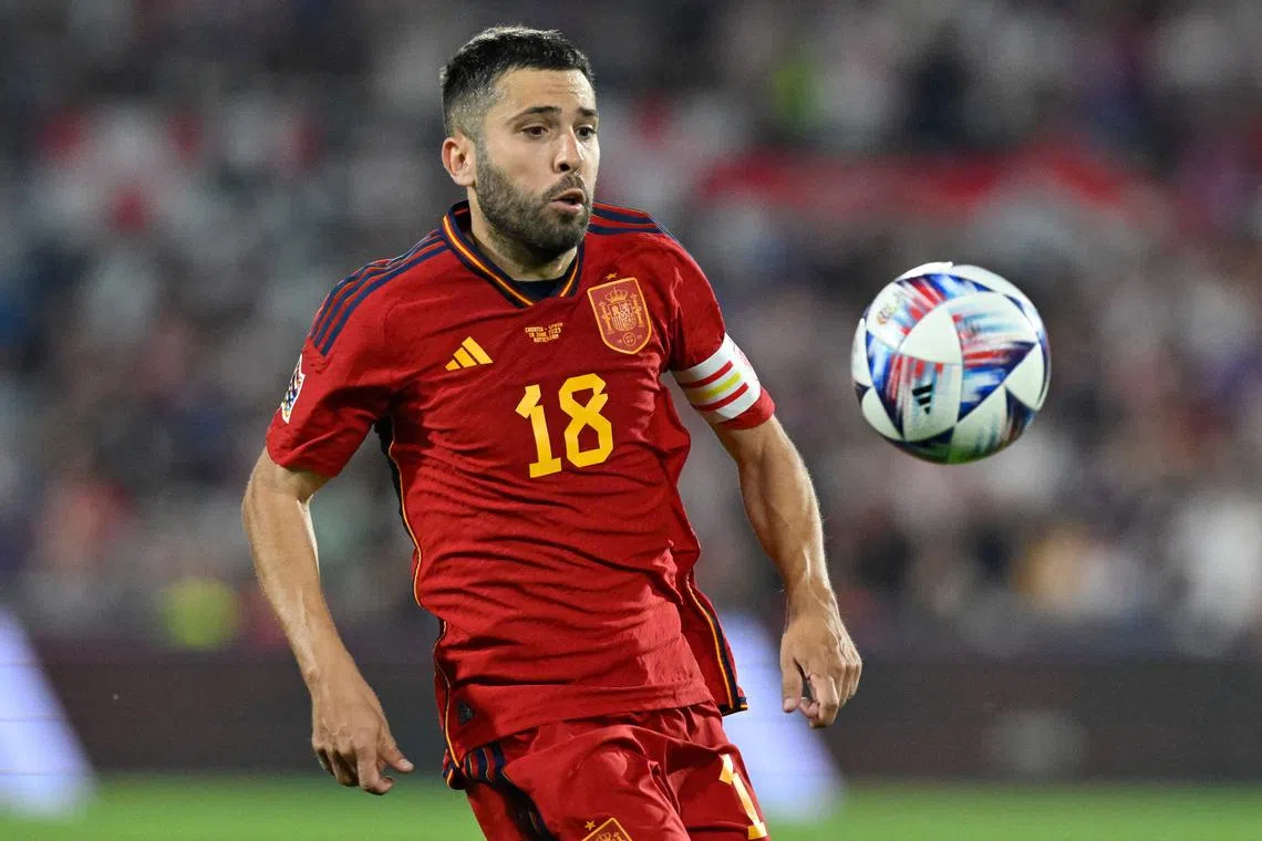 Alba has made 93 international appearances for Spain and was part of the squad which won Euro 2012.