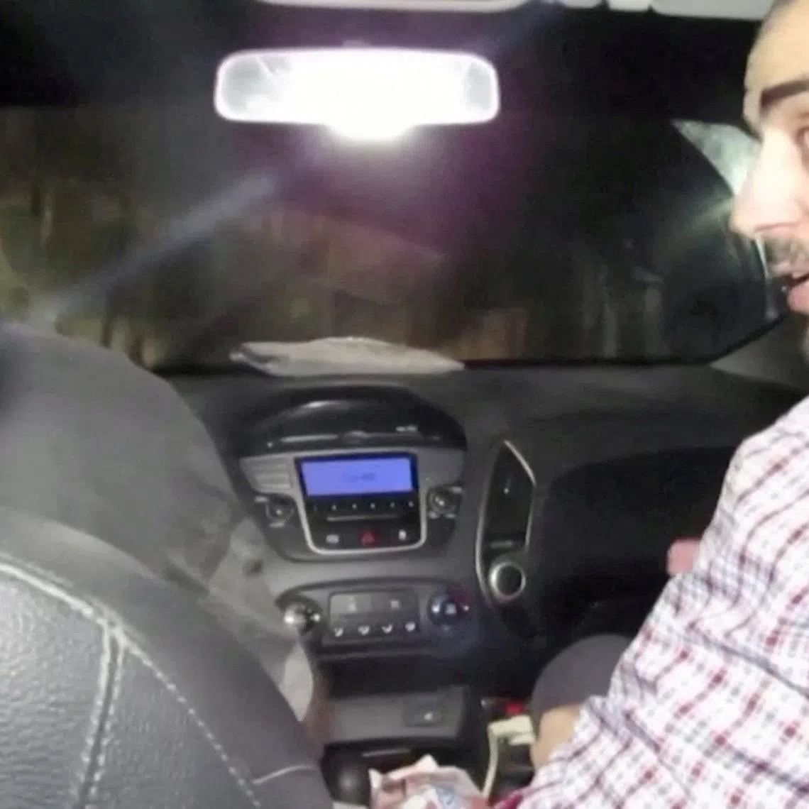 A screengrab shows according to the Israeli Army, Hamas Gaza chief Mohammad Sinwar, taken from a handout video, released December 17, 2023. Israeli Army/Handout via REUTERS