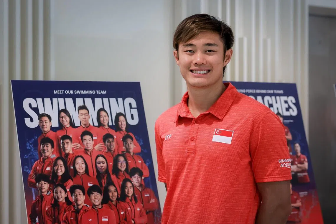 Teong Tzen Wei continues to enjoy swimming and competing and looks forward to mentoring younger athletes even as he aims to reclaim his men's 50m freestyle and butterfly titles at the Dec 9-20 SEA Games.
