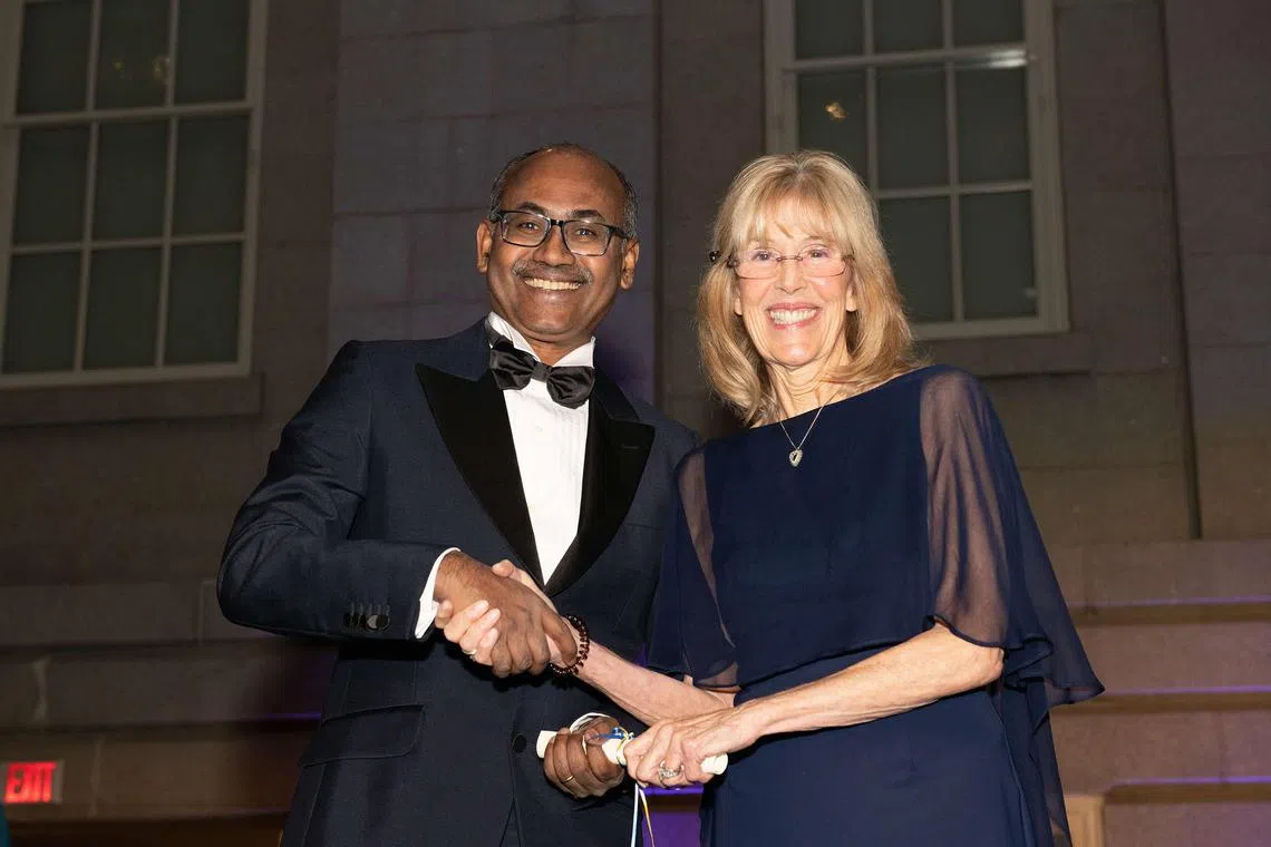 seramesh05 - Justice Kannan Ramesh with Ms Patricia Redmond, chair of the American College of Bankruptcy's board of regents at the induction ceremony
held on March 24, 2023 in Washington, D.C. 

Photo Credit: American College of Bankruptcy