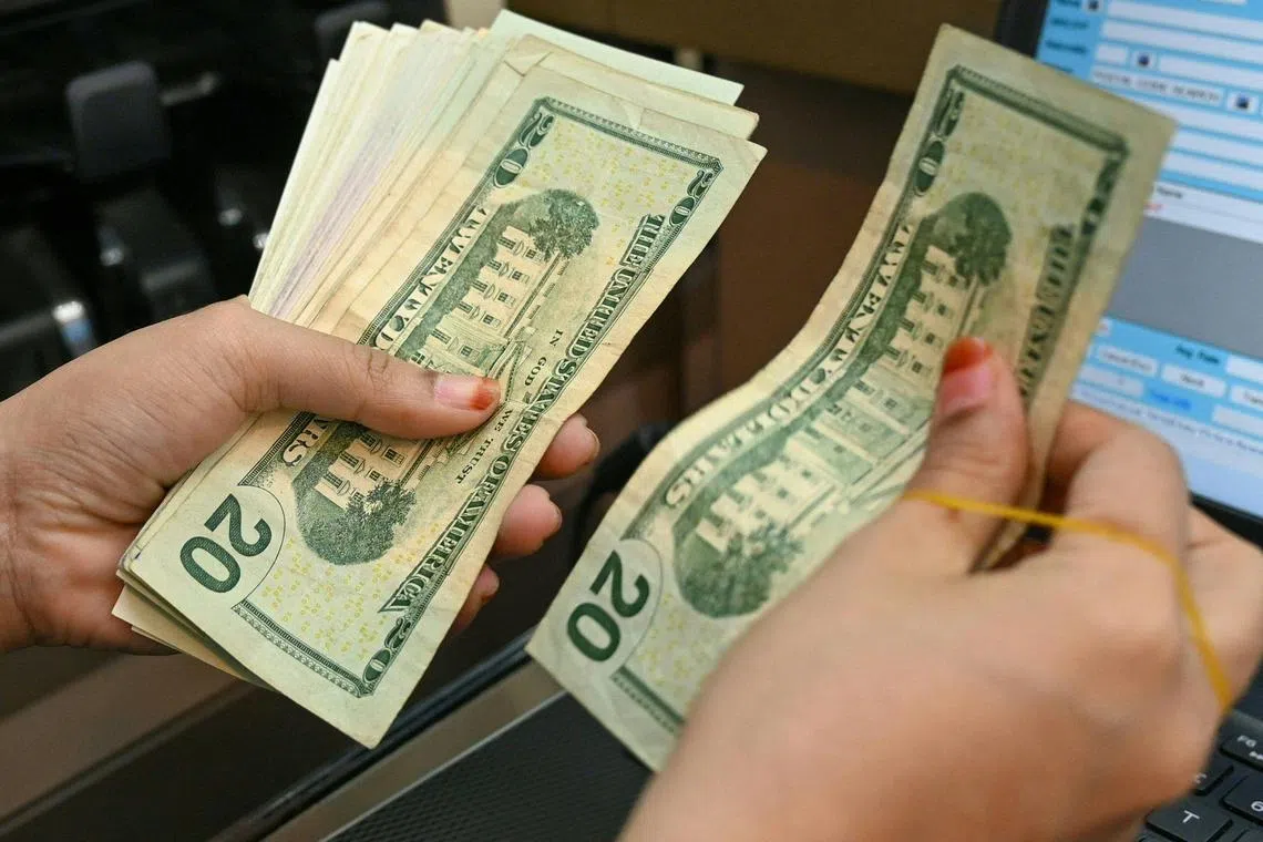 For the year to date, the US dollar has dropped 0.3 per cent against the Singapore currency.