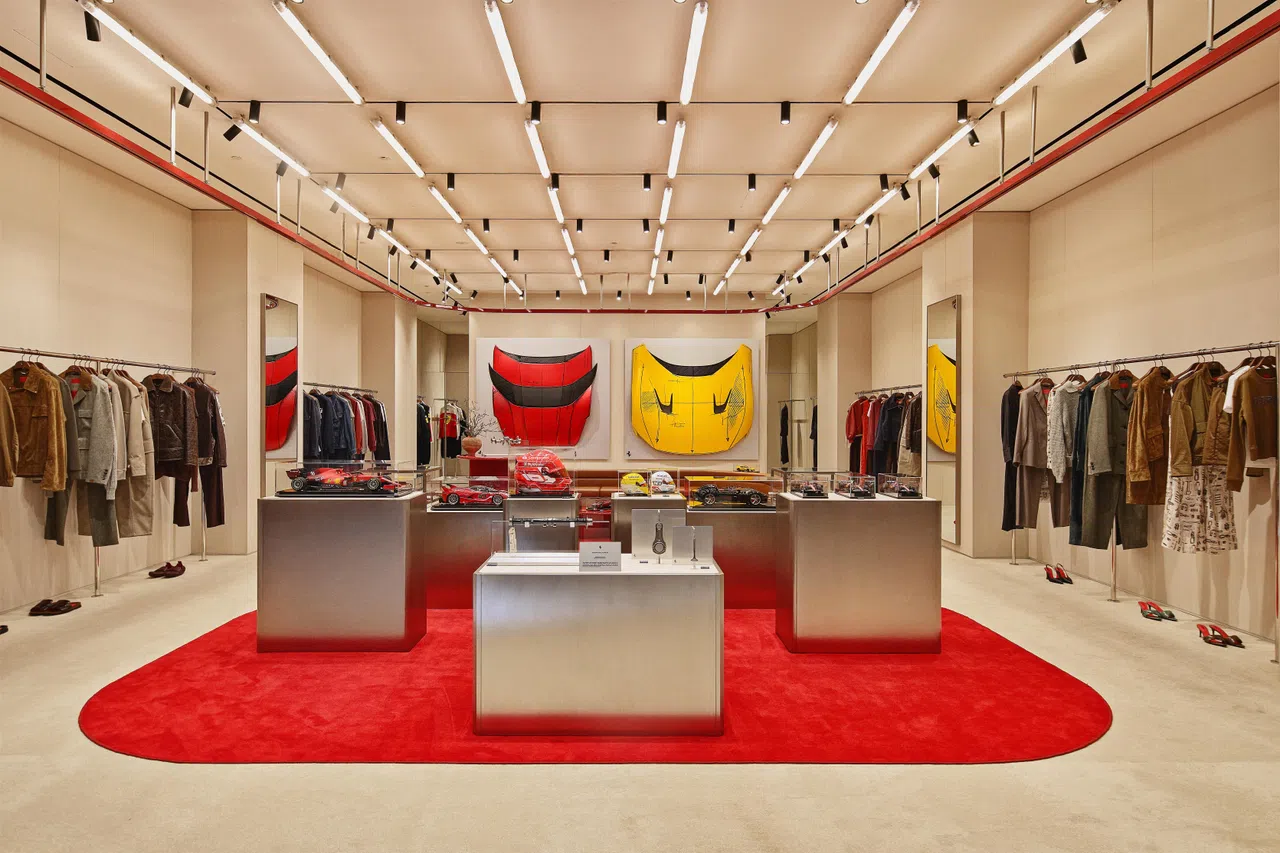 Ferrari Lifestyle pop-up store arrives at The Shoppes at Marina Bay Sands.