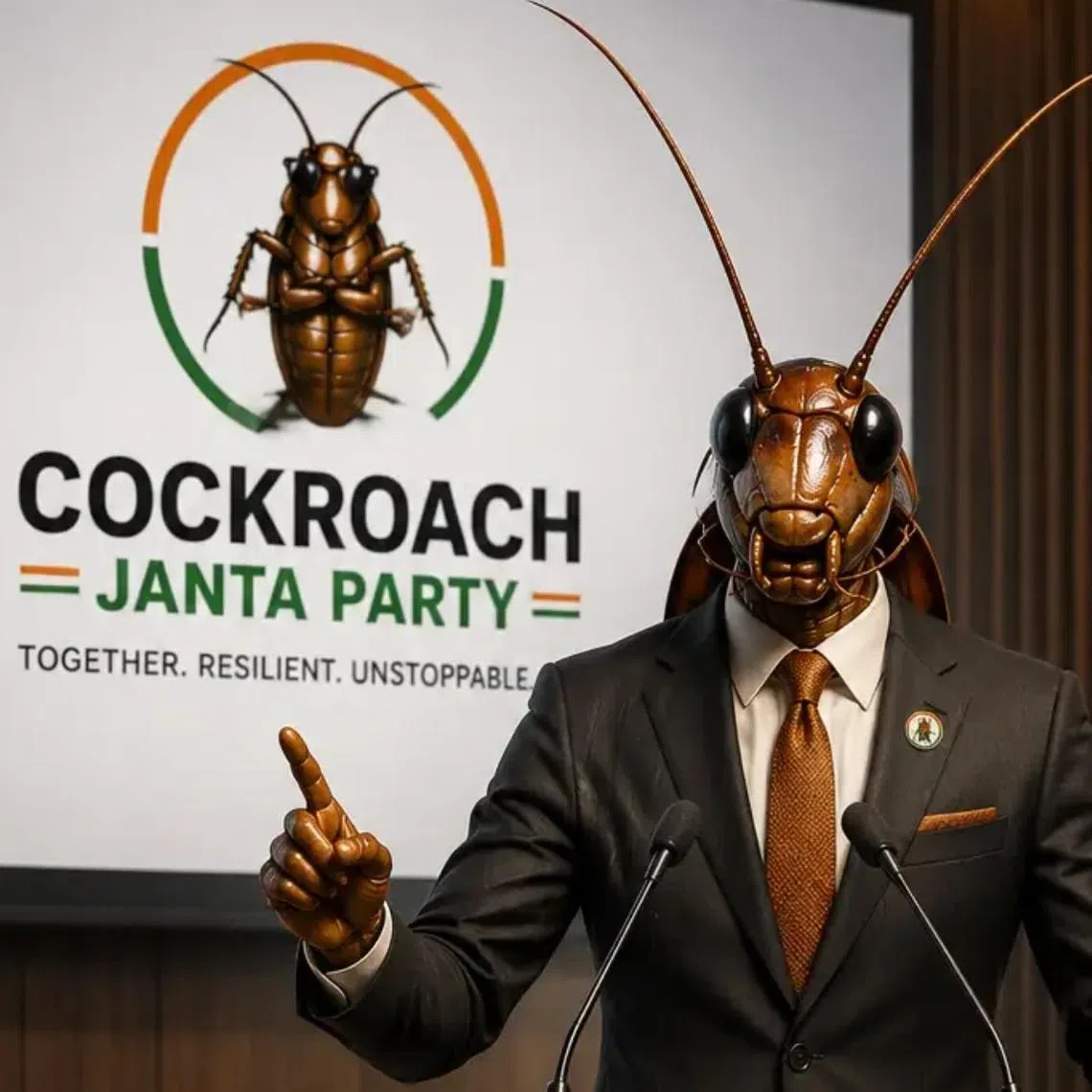 The Cockroach Janta Party has already overtaken the ruling Bharatiya Janata Party on Instagram, racking up nearly 20 million followers.