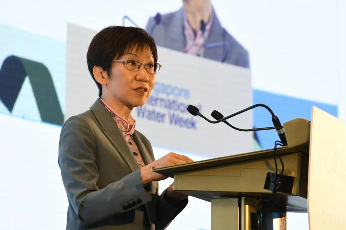 Opening Address by Minister for Sustainability and the Environment Grace Fu at the Singapore International Water Week Spotlight 2023 on June 5.