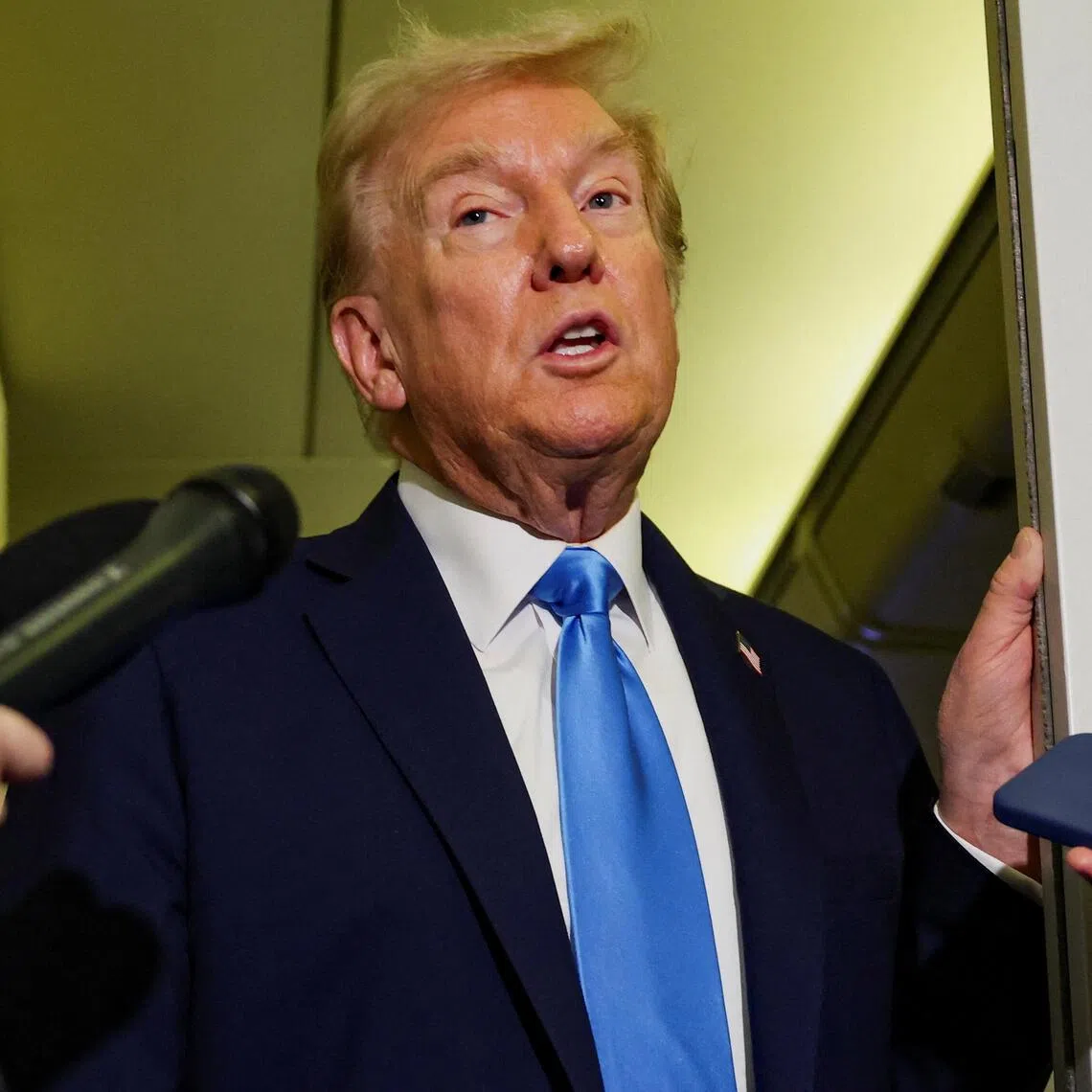 US President Donald Trump, ruled out the idea of running as a V-P candidate in 2028's election, and said Republicans would have a promising slate of candidates.