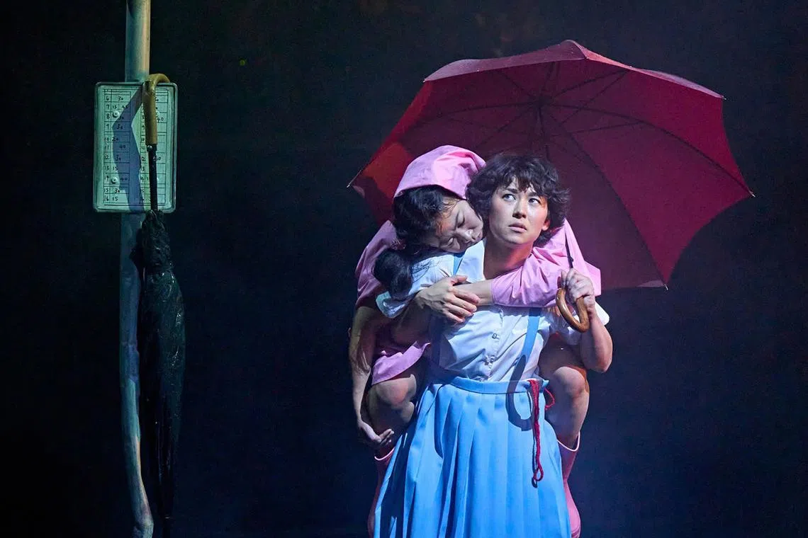 Mei Mac (left) and Ami Okumura Jones in My Neighbour Totoro.