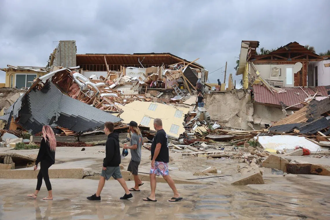As many as 350,000 homes and businesses across Florida were without power on Thursday after the storm struck the Atlantic Coast.