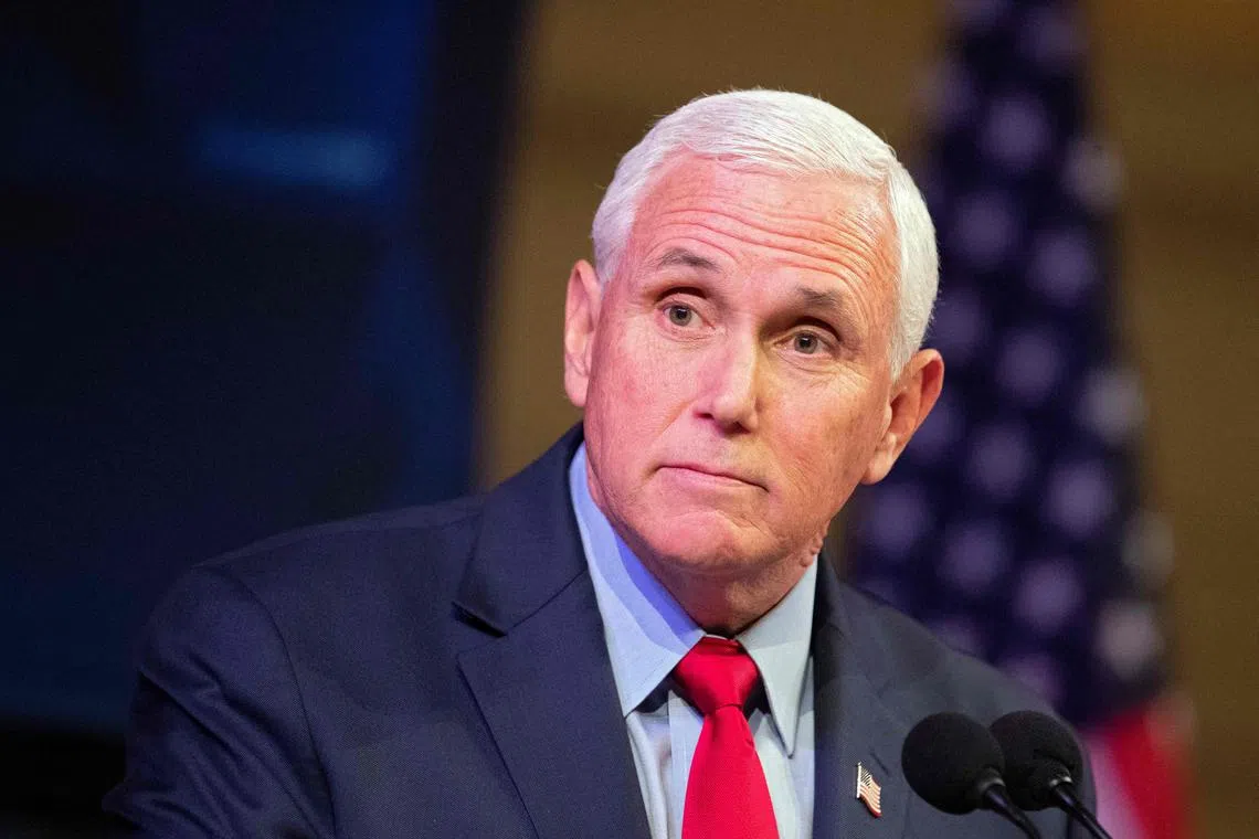 Classified documents were found at former vice-president Mike Pence's house in January.