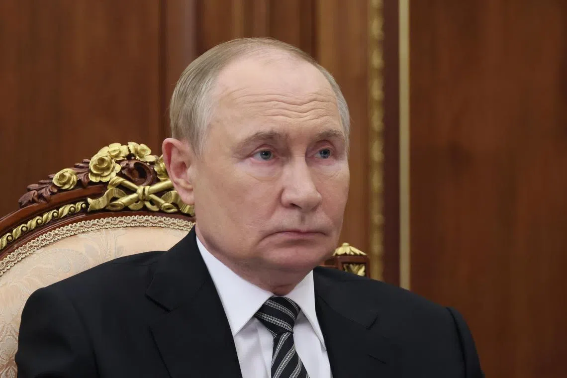 Russia President Vladimir Putin was rebuffed after reportedly suggesting that peace talks with Ukrainian President Volodymyr Zelensky be held in Moscow.