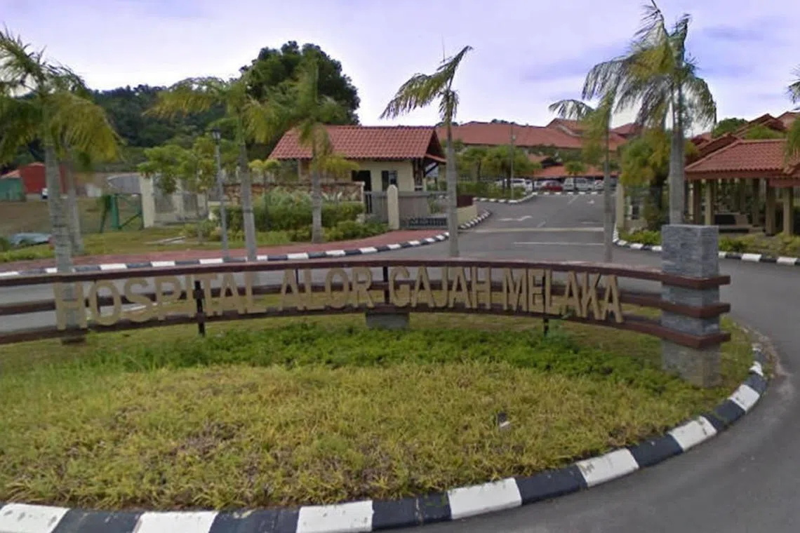 The girl was pronounced dead at Hospital Alor Gajah.