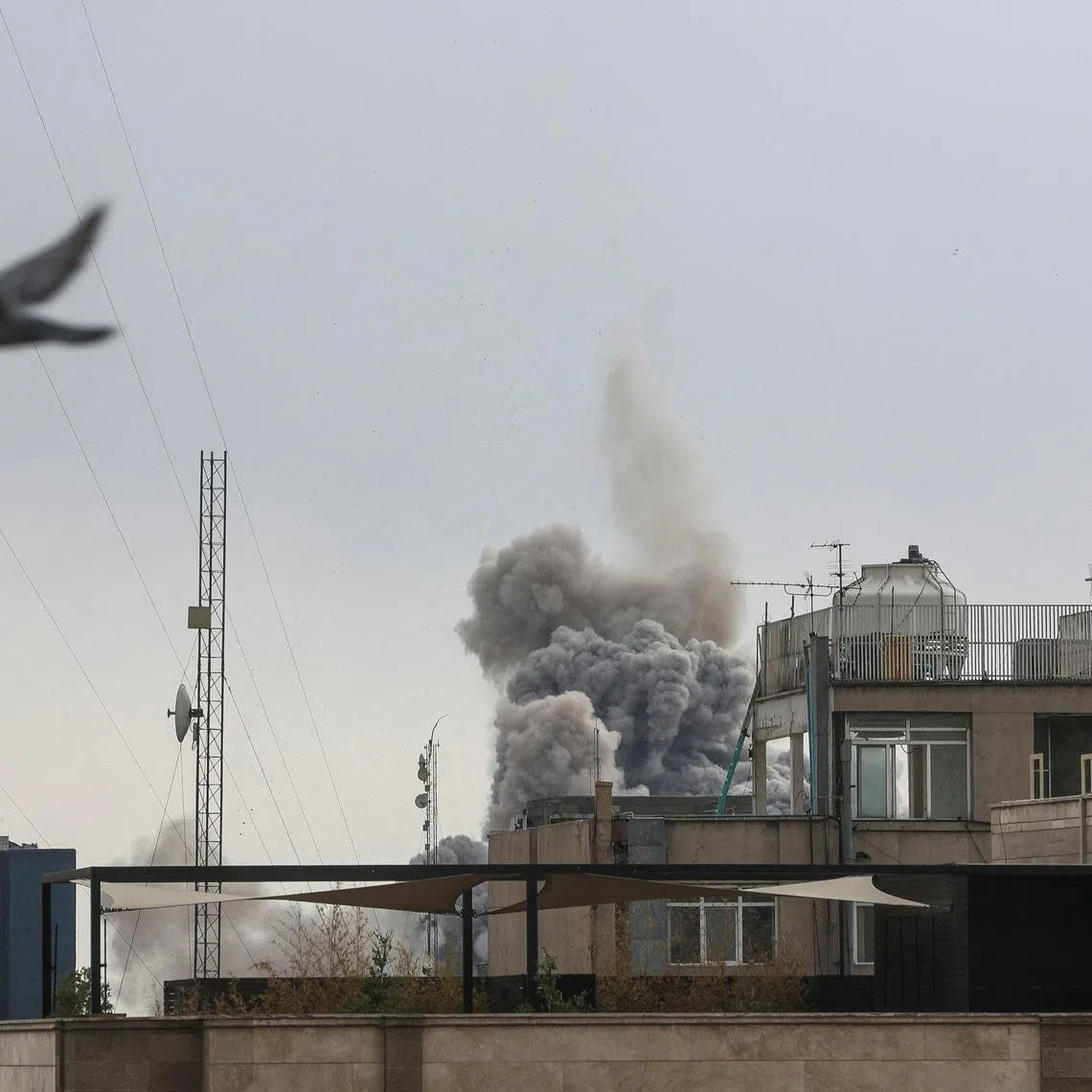 Smoke rises following an explosion, after Israel and the U.S. launched strikes on Iran, amid the U.S.-Israel conflict with Iran, in Tehran, Iran, March 2, 2026. Majid Asgaripour/WANA (West Asia News Agency) via REUTERS