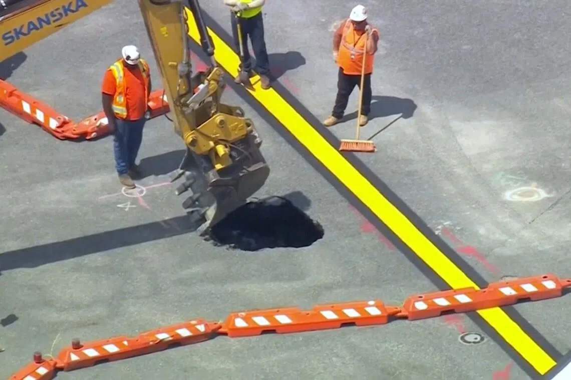 The sinkhole, discovered on May 20, prompted cancellations and delays and ongoing emergency repairs.