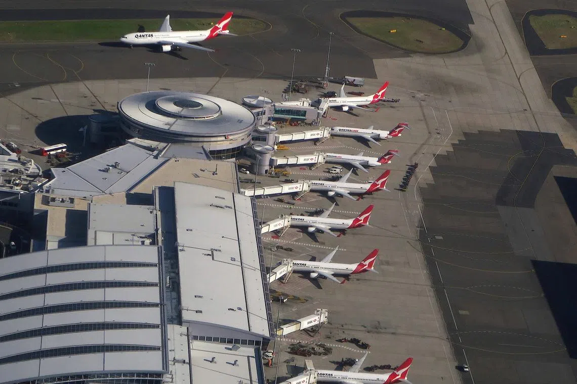The incident took place at the domestic terminal of Sydney Airport.
