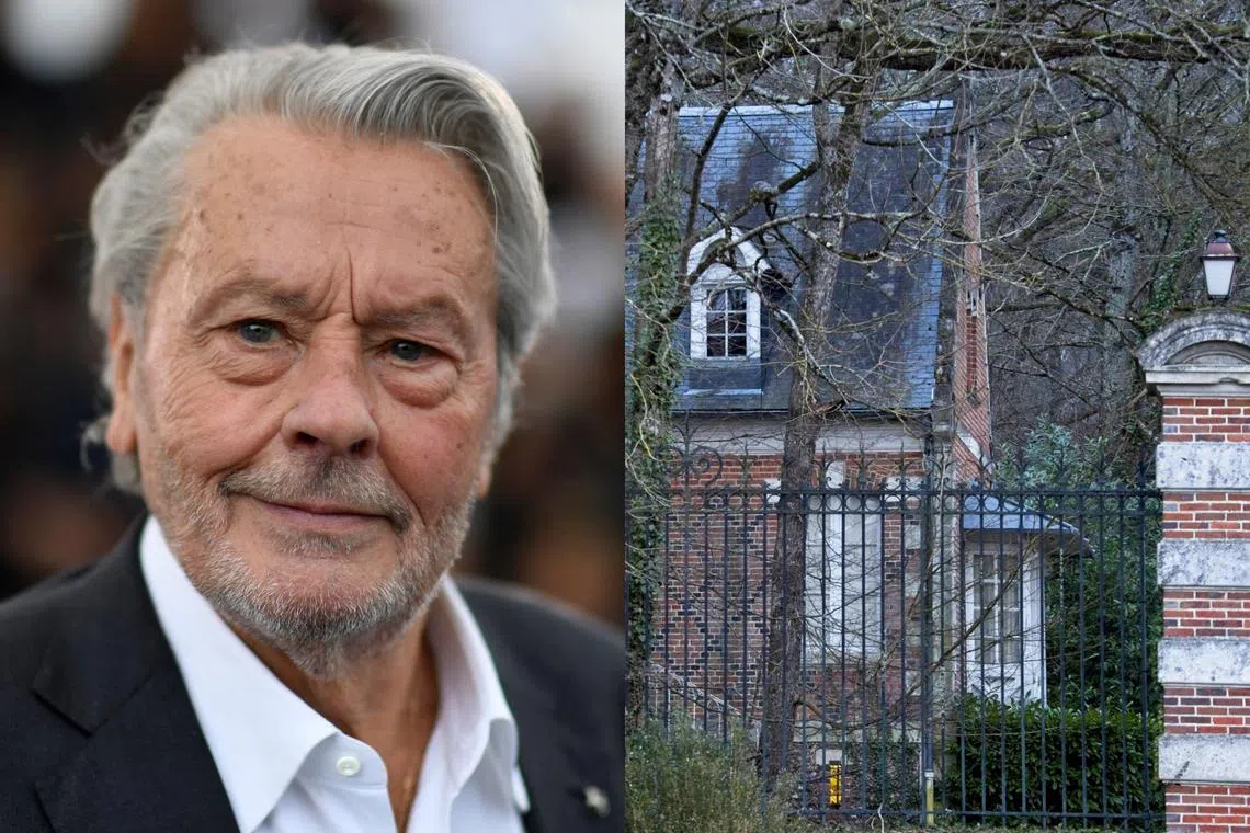 Police seized 72 firearms from the home of French screen legend Alain Delon, as well as more than 3,000 rounds of ammunition.
