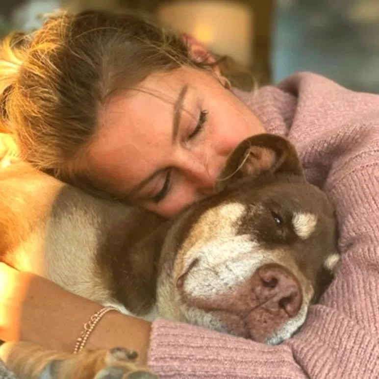 Junie is a clone of Lua (pictured), another dog Tom Brady and his ex-wife, Brazillian supermodel Gisele Bundchen, shared. Lua died in December 2023.