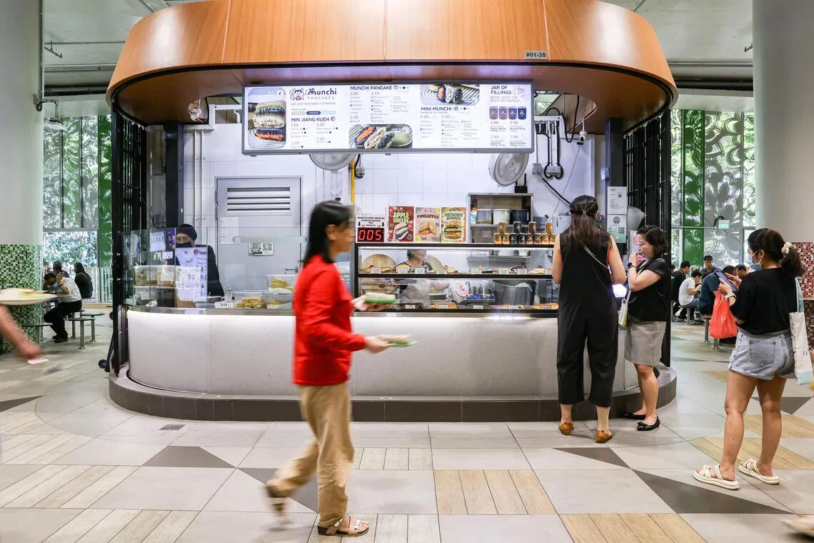 Munchi pancake stall at Woodleigh Village Hawker Centre on Aug 4.