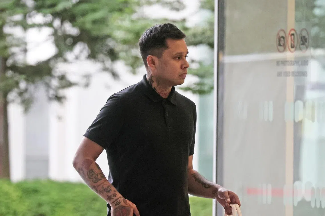 ID confirmed by Photog Kelvin Chng and Andrew ST//

Muhammad Hafeez  Ayub arriving at State Courts on Apr 16, 2024.//

ajhafeez16

4. Muhammad Hafeez Bin Ayub: He caused a ruckus after a football match. 

Miti and sentencing at 330pm in 30B AGC will only release SOF upon sentencing. (Andrew)

An earlier report: https://www.straitstimes.com/singapore/courts-crime/man-charged-over-ruckus-after-liverpool-vs-bayern-munich-football-match
