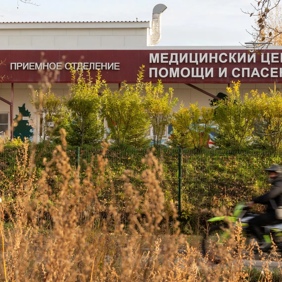 A view of the Medical Assistance and Rescue Centre, an infectious diseases hospital, in the town of Shelekhov in the Irkutsk region, Russia, Oct 5, 2026.