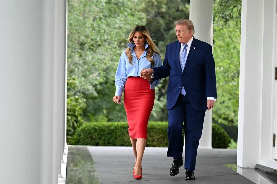‘I heard you missed me’: Melania Trump jokes about month out of spotlight