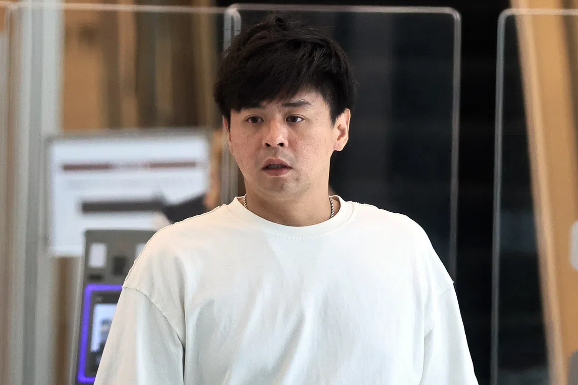 ID confirmed by photog kelvin Chng and Samuel ST// Henry Aw Ying Liang leaving State Courts on Mar 10, 2025.// sdaw10 3. Aw Ying Liang Henry: He committed multiple traffic offences including several counts of drink driving and driving without due care, hitting another car. The other driver suffered injuries. Pleading guilty at 1030am in 10D (Sam)
