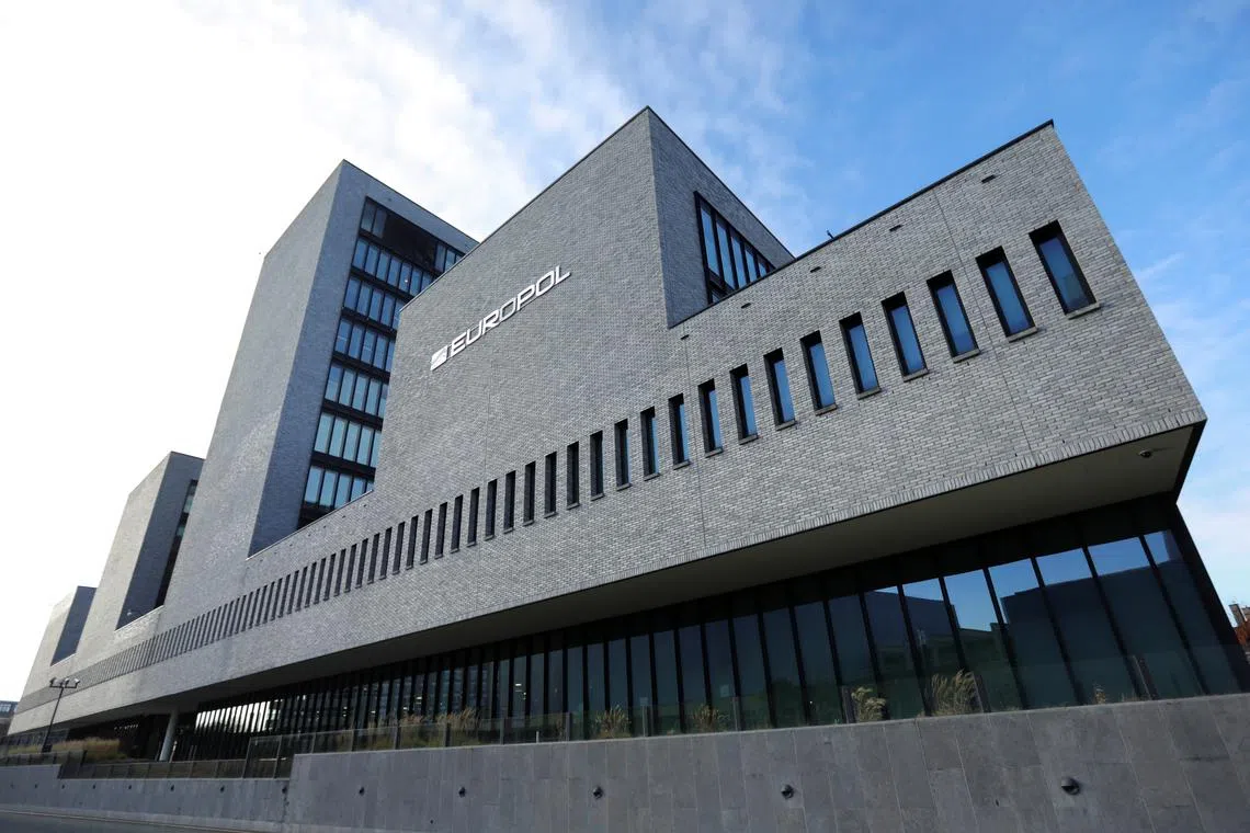 FILE PHOTO: General view of the Europol building in The Hague, Netherlands December 12, 2019. REUTERS/Eva Plevier/ File Photo