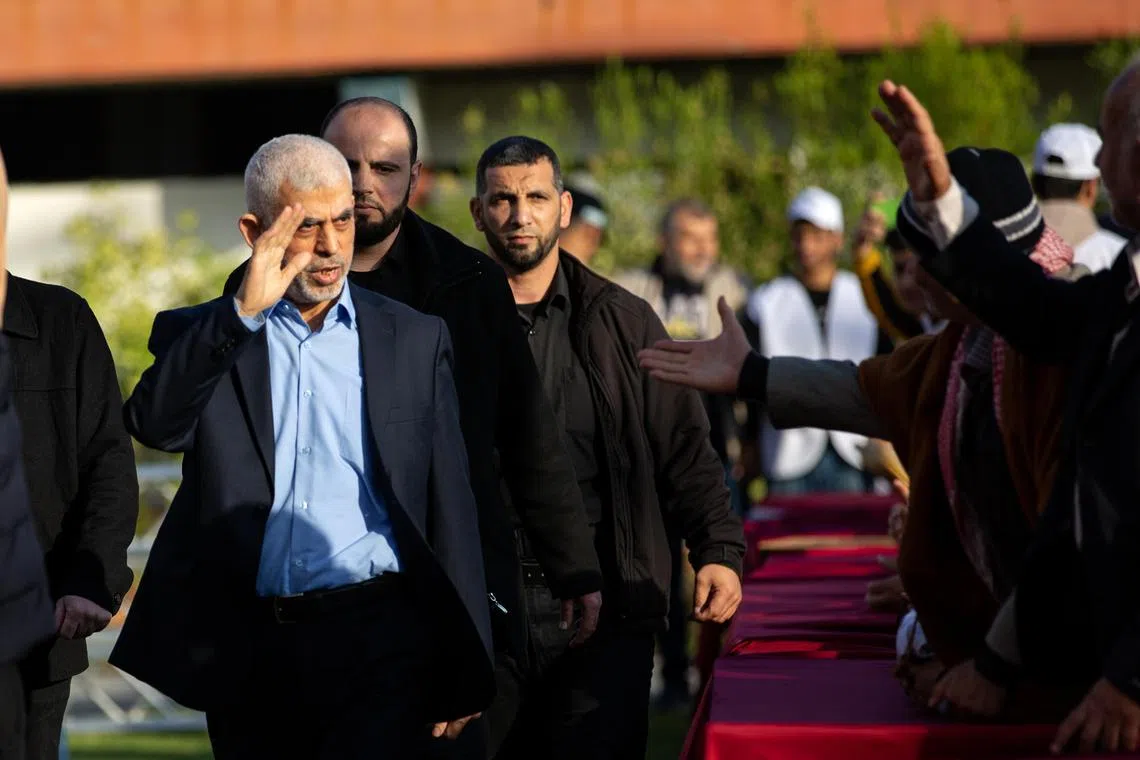 Minutes of Hamas’ secret meetings provide a detailed record of the planning for the Oct 7 attack, as well as Sinwar’s determination to persuade Hamas’ allies, Iran and Hezbollah, to join the assault.