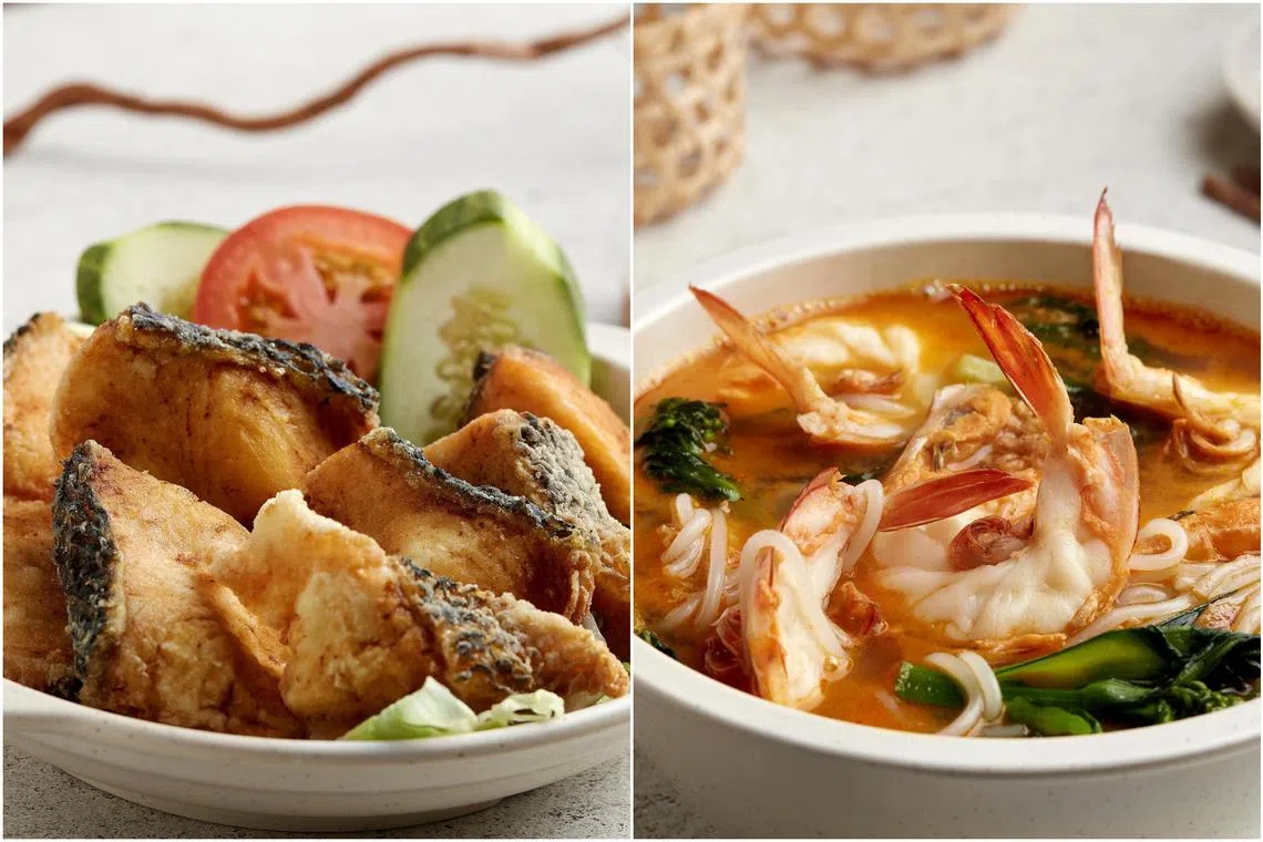 Deep Fried Yu Gai and Kok Sen's Original Big Prawn Thick Beehoon White Soup at its new offshoot at City Square Mall.