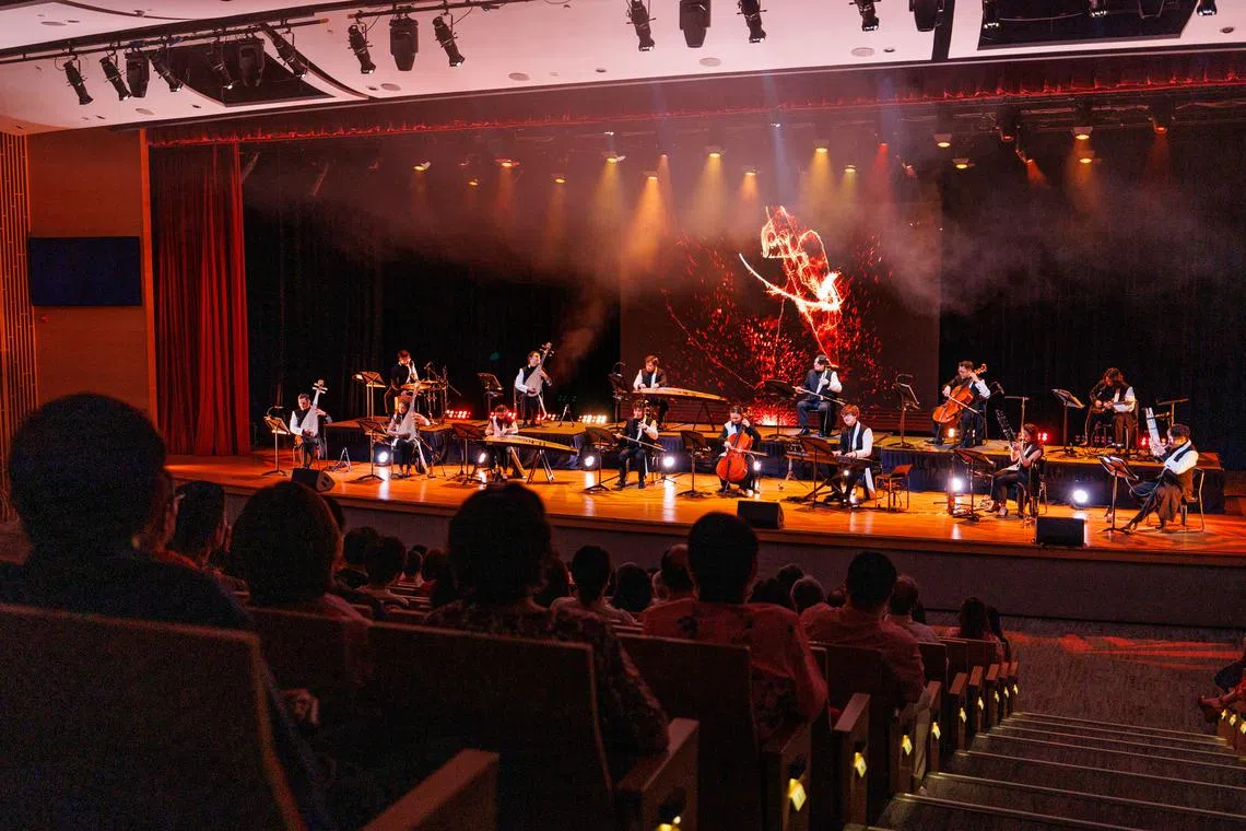 Teng Ensemble play The Dazzling Wind for its 20th anniversary concert. 