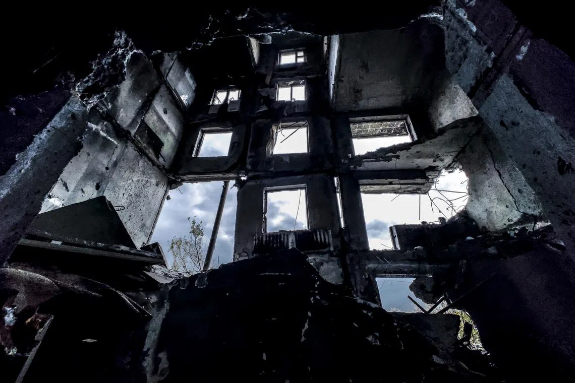 It is the first time that Kherson has seen such a power cut.