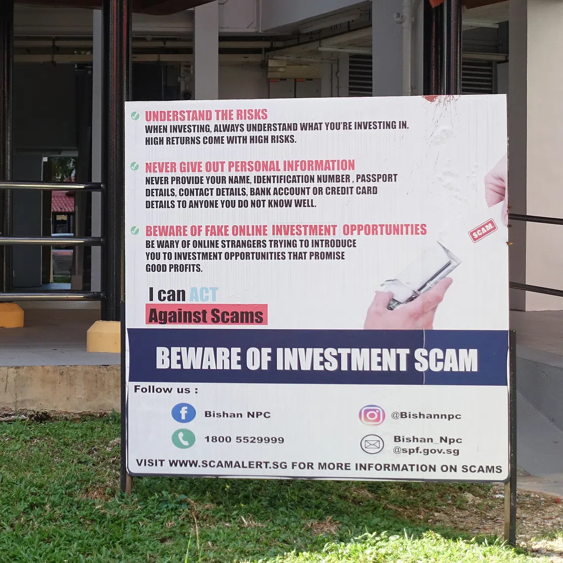 The police said investment scams made up the highest amount lost among all scam types in the first half of 2026, with $169.8 million lost.