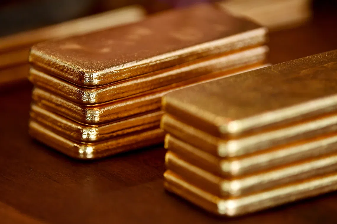 Spot gold was up 0.9 per cent at US$4,643.63 per ounce.