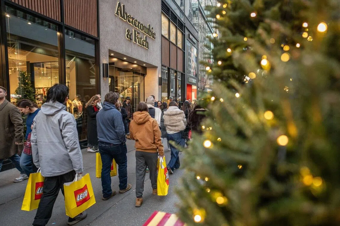 US consumers spent big this holiday season, despite persistent inflation and rising unemployment.