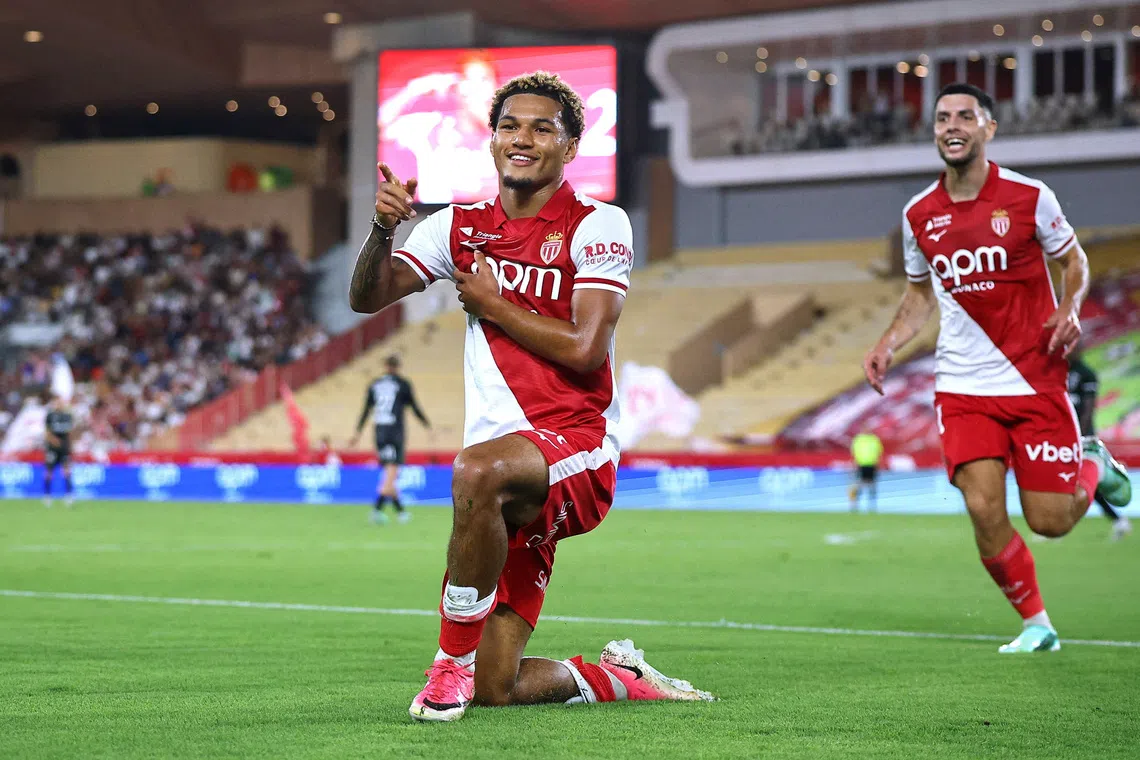 Monaco go top of Ligue 1 as woes continue for Lens cover