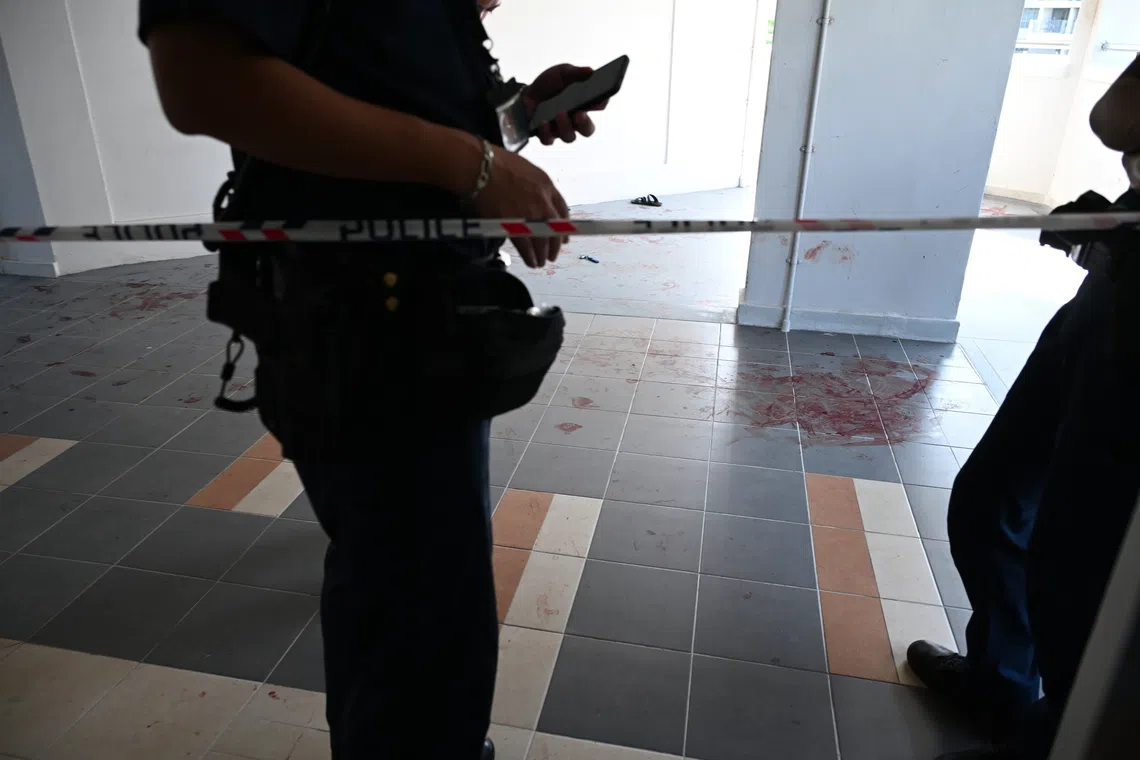 Singapore Civil Defence Force said at about 7.25am on Sept 24, they received a call for help at Block 323 Yishun Central.  