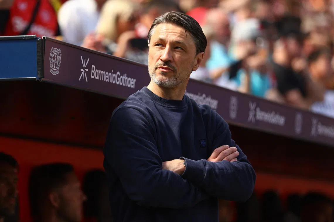 FILE PHOTO: Soccer Football - Bundesliga - Bayer Leverkusen v Borussia Dortmund - BayArena, Leverkusen, Germany - May 11, 2025 Borussia Dortmund coach Niko Kovac is seen before the match REUTERS/Thilo Schmuelgen/File Photo